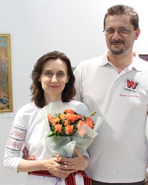 Відкриття арт-проекту "Барви срібної землі" (живопис, графіка) подружжя Андрія та Андріанни Антонієвих