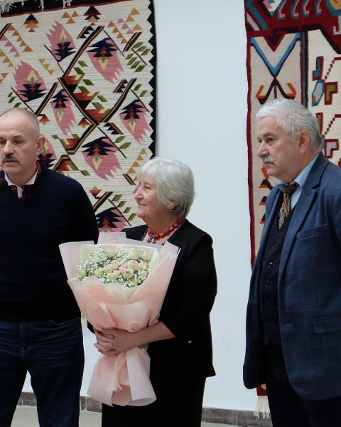 Презентація виставки "Глинянський килим. Реконструкція. Інтерпретація. Інспірація" – у Львівському Палаці мистецтв.
