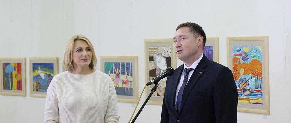 Відкриття виставки – конкурсу дитячого малюнку "Музика і фарба" відбулося у Львівському Палаці мистецтв